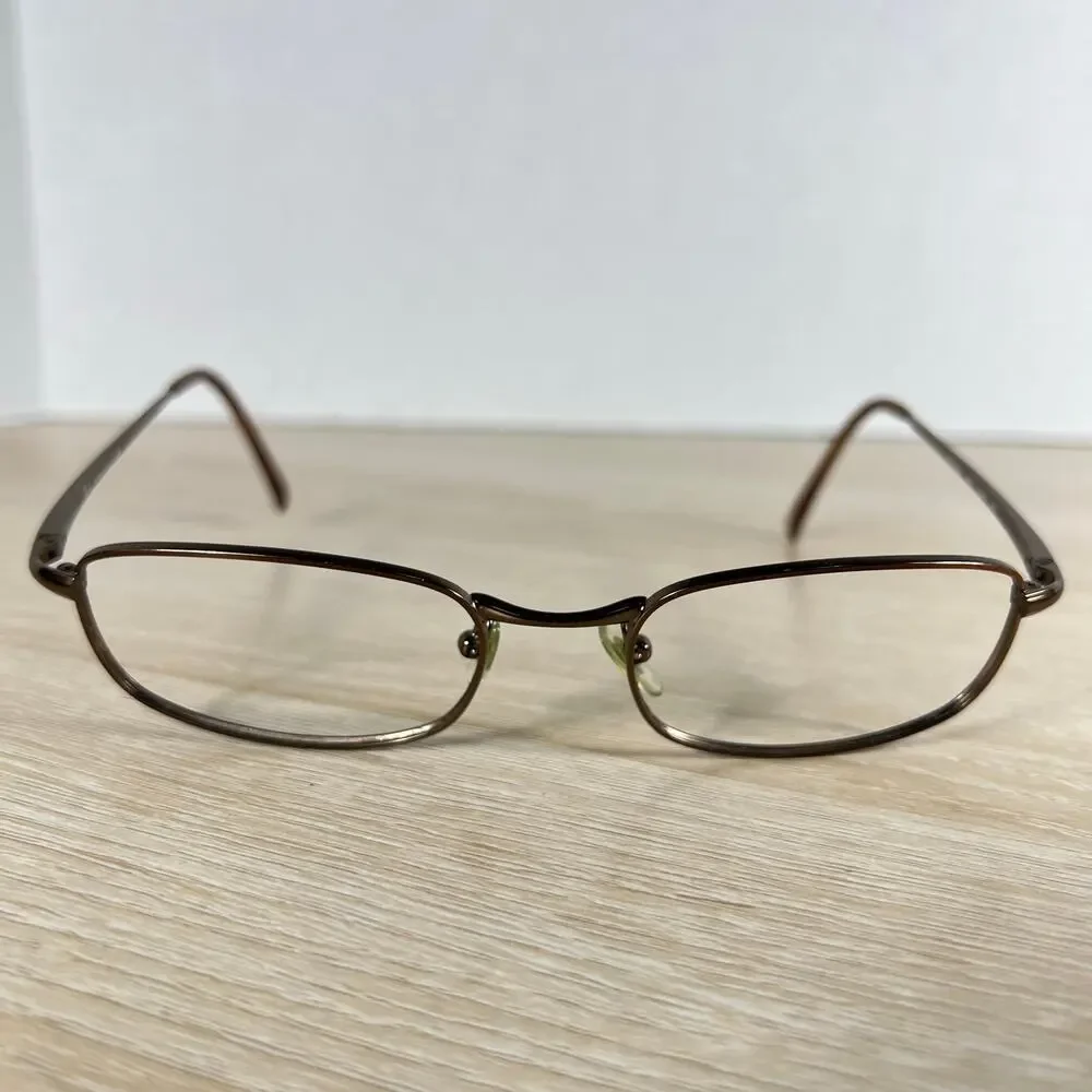 Ray-Ban RB6020 2505 Eyeglasses Brown Metal Flex Hinge 53-19-135